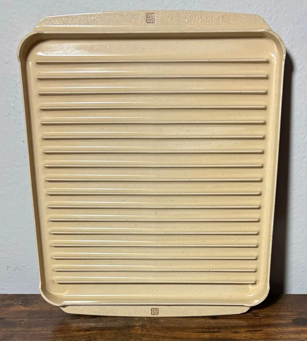 Vintage LITTONWARE Reversible Bacon Meat Roasting Rack Tray 39437 Microwave Use
